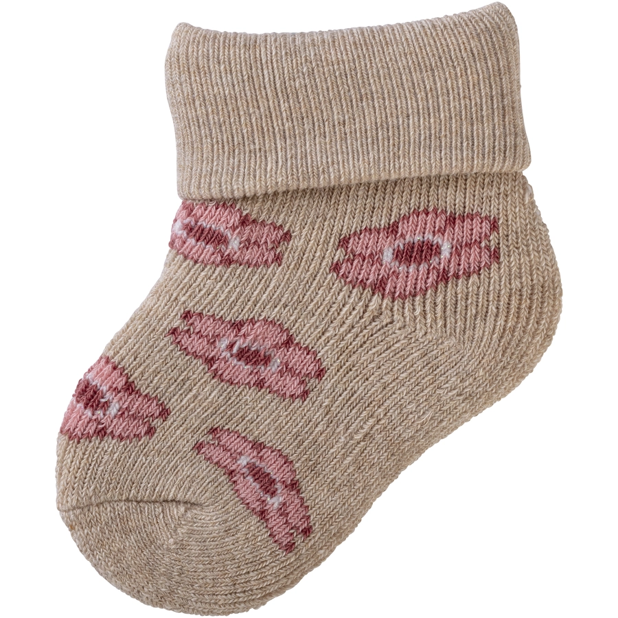 Sterntaler Erstlingssöckchen 3er-Pack Käfer beige melange