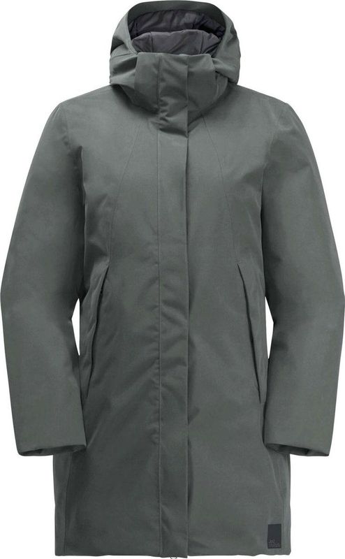 Jack Wolfskin - Alpspitze Down Hoody - Donsjack - Kleur Slate Green - Heren