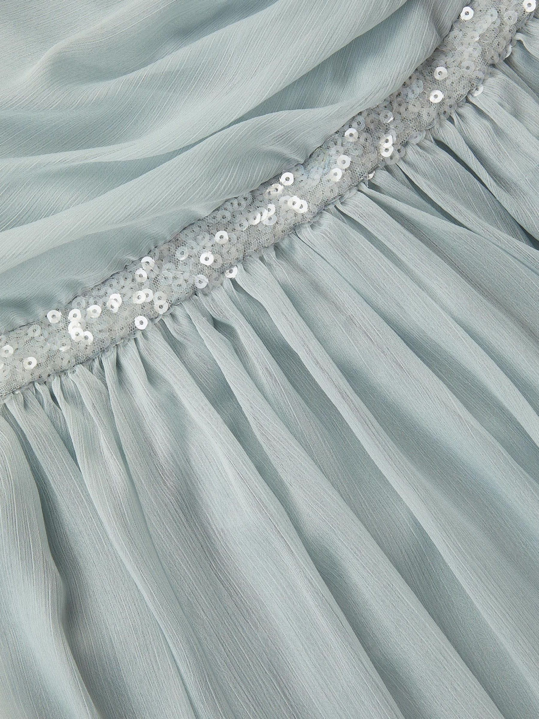 Groen - Monsoon Sequin One Shoulder Prom Dress