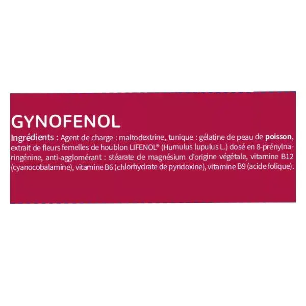 Codifra Gynofenol Menopausa, Ondas de Calor e Suores Noturnos 30 cápsulas