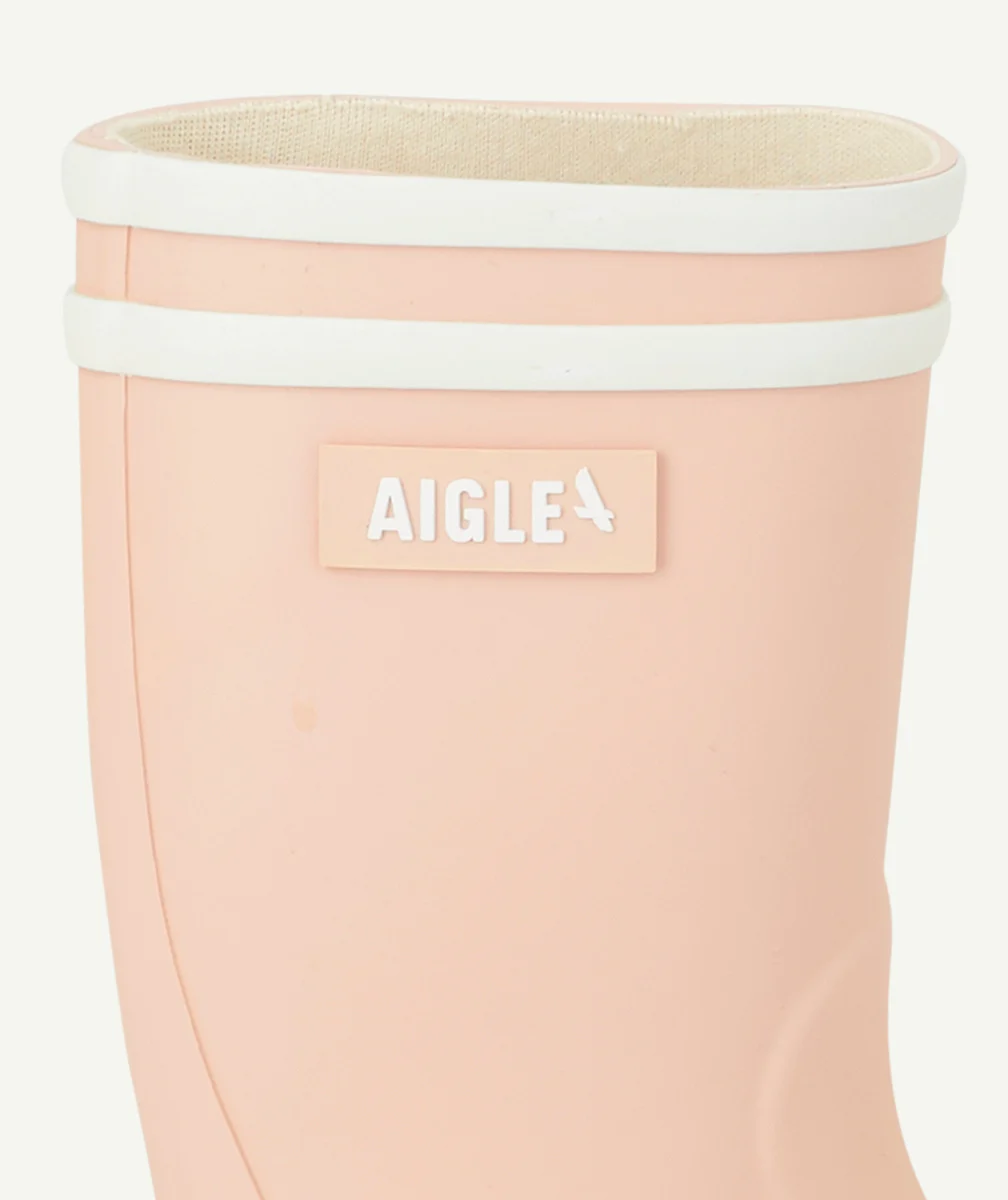 AIGLELES BOTTES EN CAOUTCHOUC ROSE GUIMAUVE FILLE LOLLYPOP 2