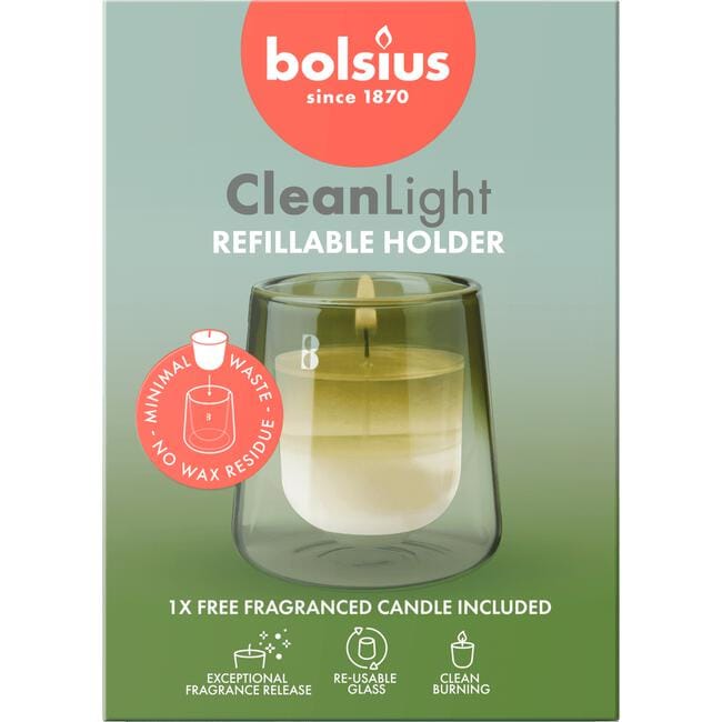 Bolsius Starterkit Clean Light Gardenia / Fig