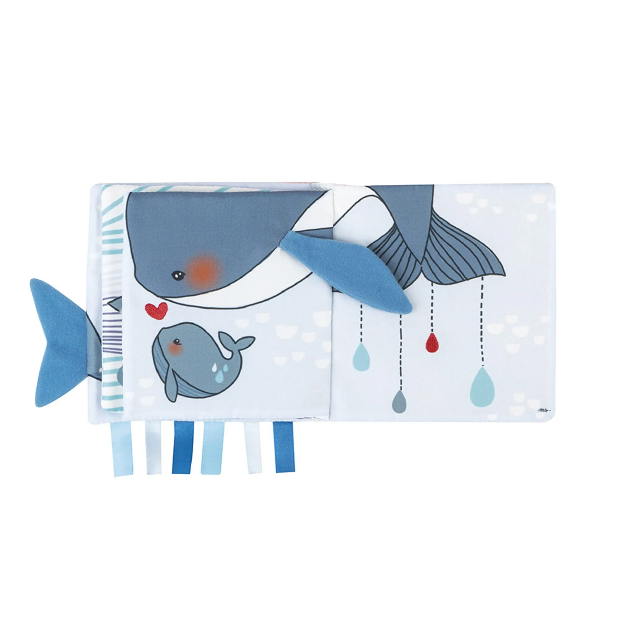 Kaloo Livre d'Éveil Baleine