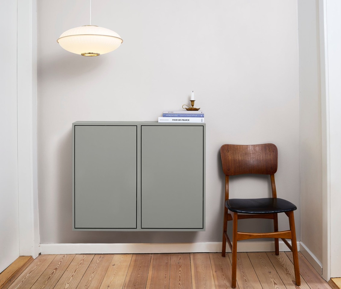 Recollector - Wall-mounted Laundry Basket - Iron Blue