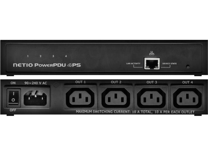 NETIO IP-Steckerleiste PowerPDU 4PS CH 4x C13 PDU mit Schaltfunktion