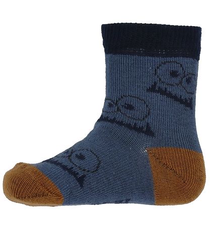 Minymo Socken - 5er-Pack - Total Eclipse m. Muster