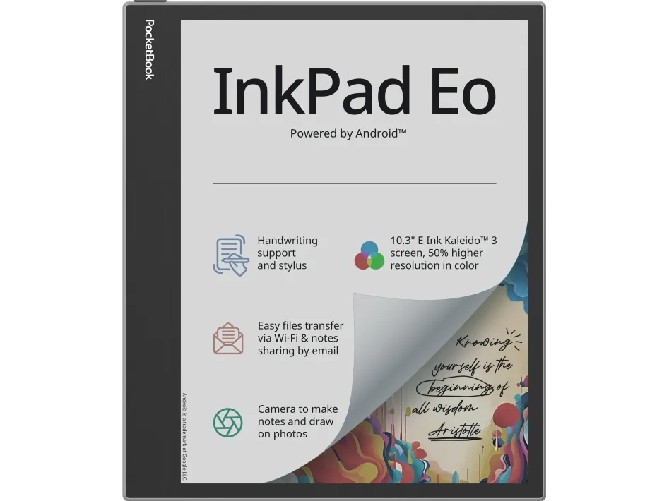PocketBook InkPad EO - eBook læser - Android 11 - 64 GB - 10.3