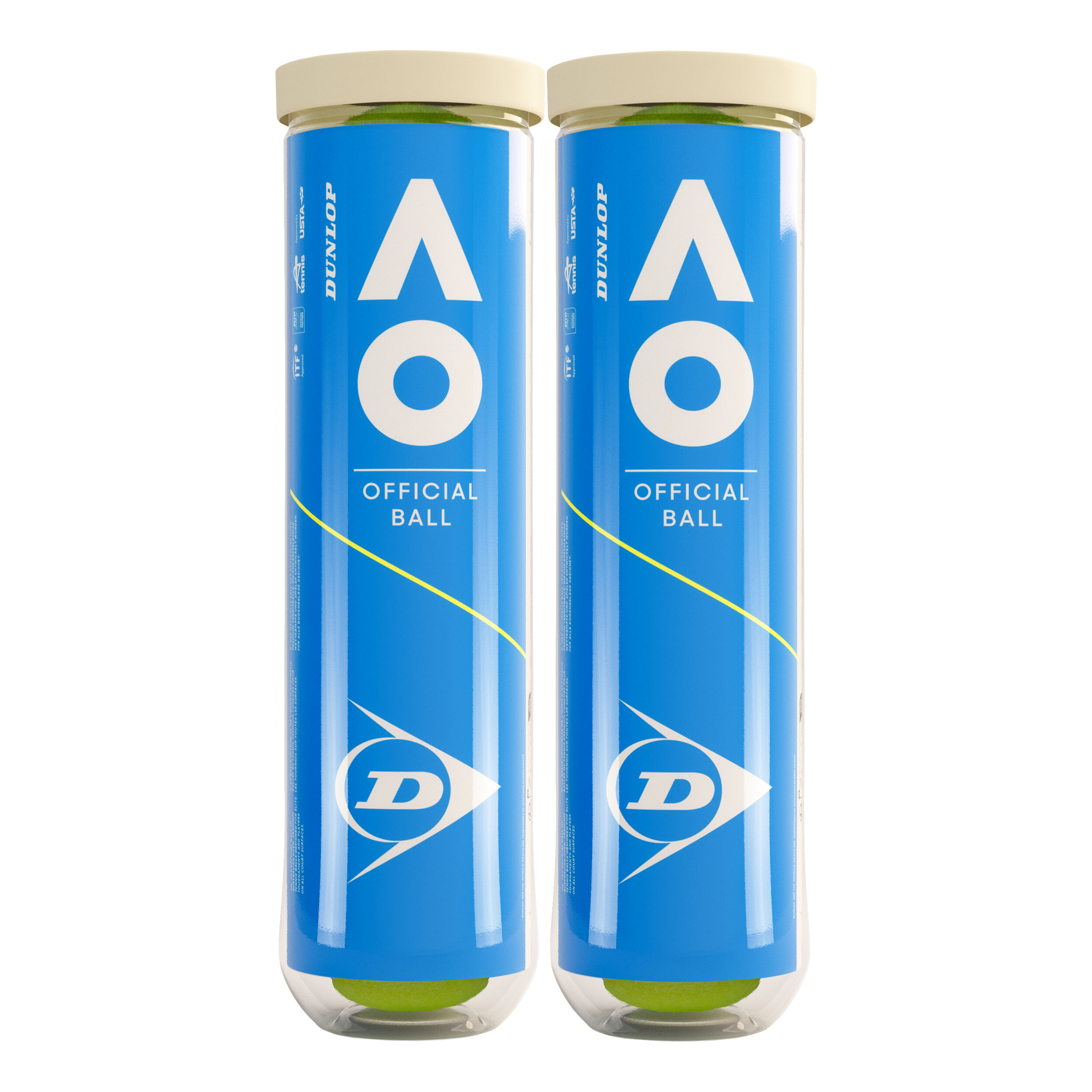 Dunlop Australian Open 2 Tubes De 4