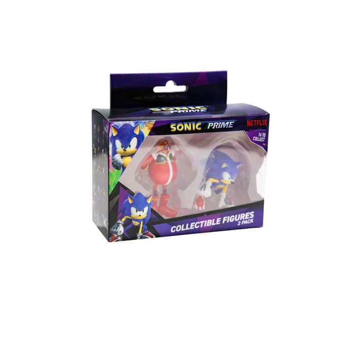 Sonic Prime - Sammelfiguren - 2er Pack - Sonic und Dr. Eggman