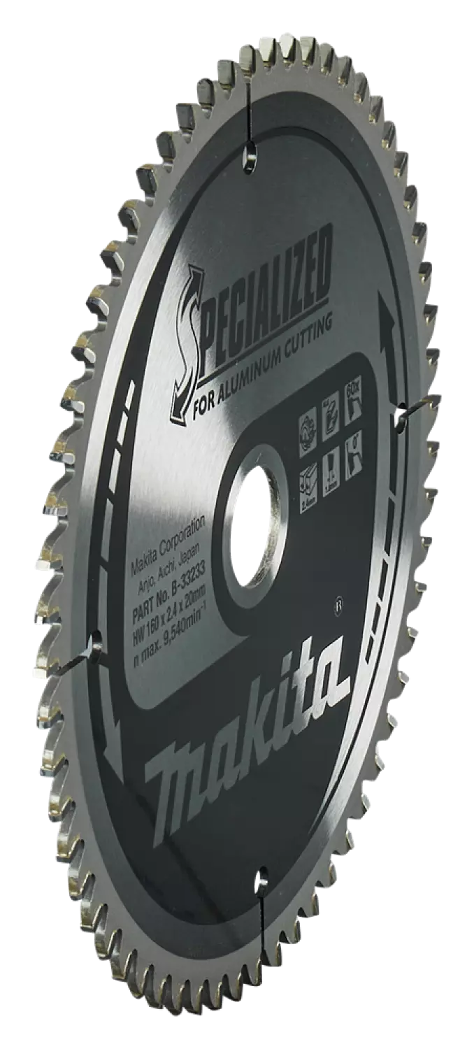 Makita B-33233 Cirkelzaagblad - Aluminium - Specialized - 160x20x2,4mm - 60T