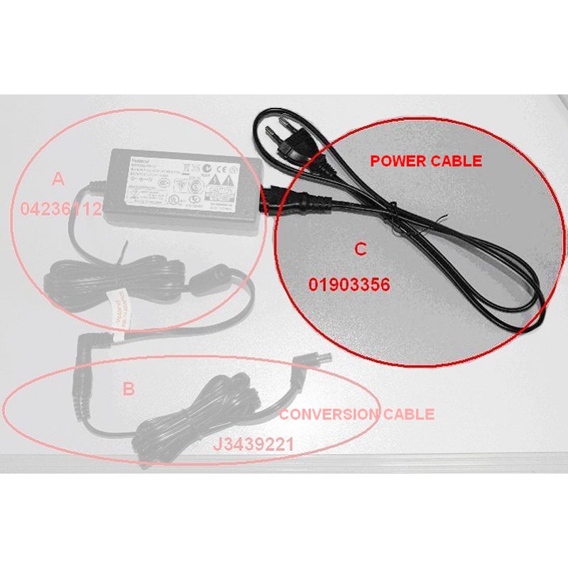 Roland 01903356 IEC C7 kabel voor C8-adapter