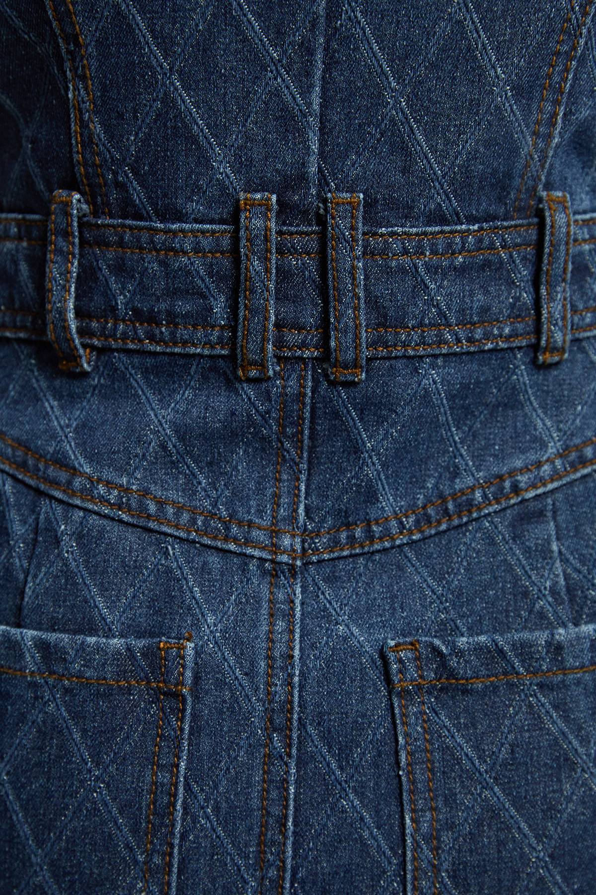 KarenMillen Robe Midi En Denim Imprimé