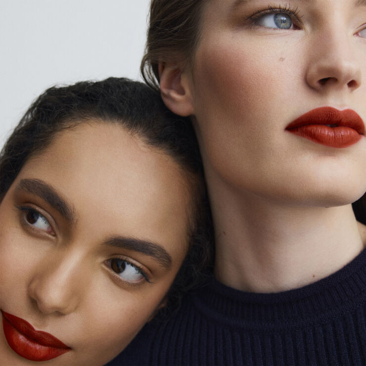 HERMÈS Rouge Hermès, satin lipstick, Rouge Érable