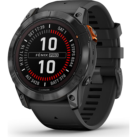 Garmin Fenix 7X Pro Solar 51 mm sportsur - sort