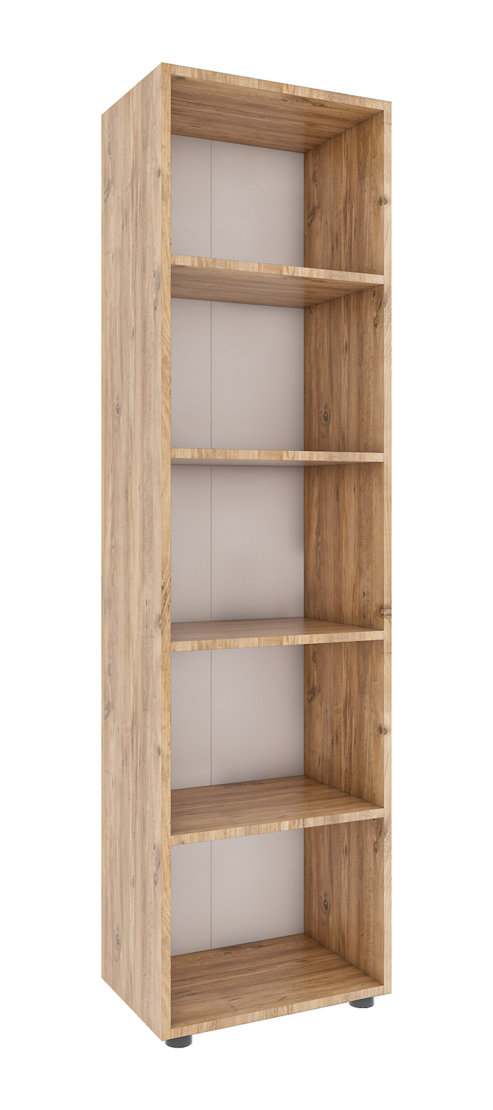 Regal ULAS - Honig-Eiche - 5 Fächer - 49 cm