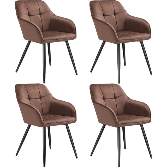 Stol Marilyn, velour, quiltet