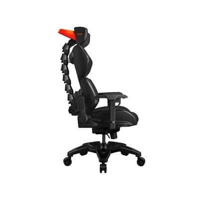 Fauteuil gamer TERMINATOR - accoudoirs réglables - appuie-tête intégré - noir