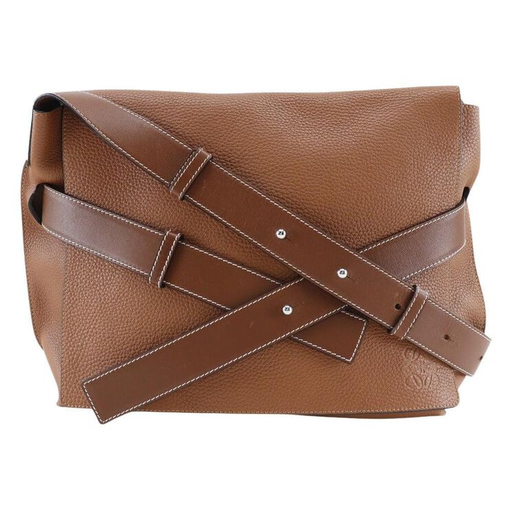 Loewe Vintage Loewe Crossbody Bag Brown