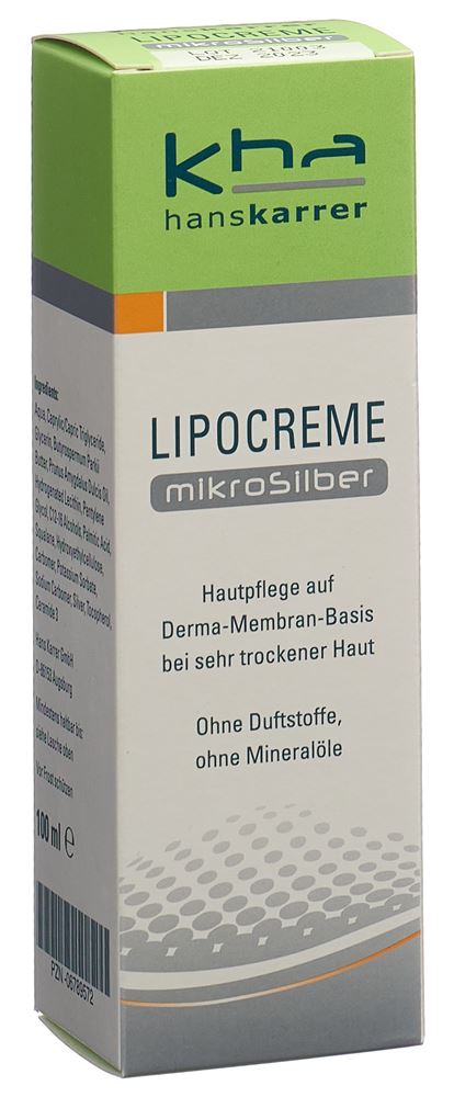Hans Karrer Lipocreme MikroSilber Creme 100 ml