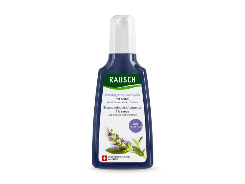 RAUSCH Shampoo Salbei Silberglanz 200 ml Haarshampoo für blondes oder graues Haar
