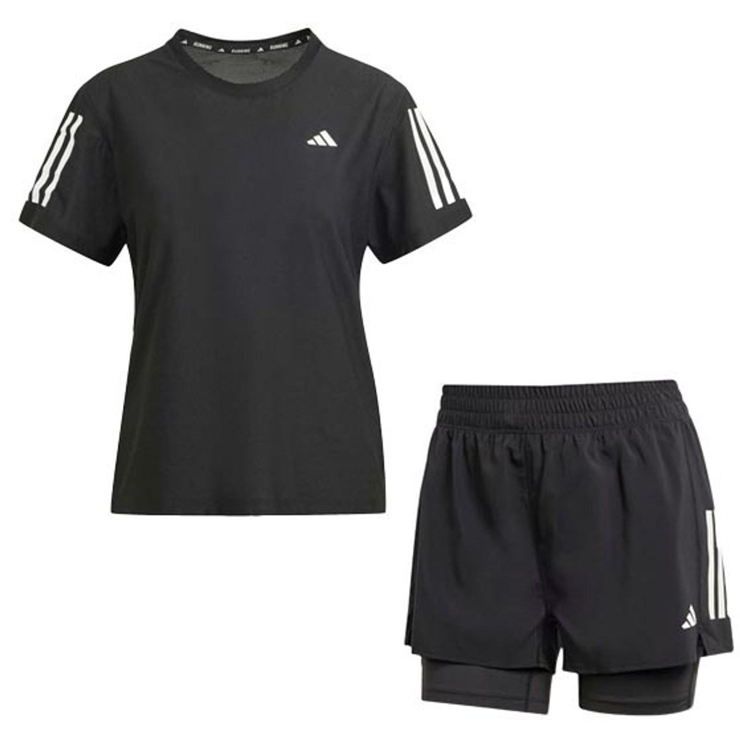 adidas OTR Tee 2in1 Short Set Dames