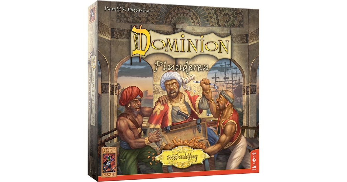 999 GamesDominion: Plunderen Kaartspel  (Nederlands, Uitbreiding, 2 - 4 spelers, 30 minuten, Vanaf 14 jaar)