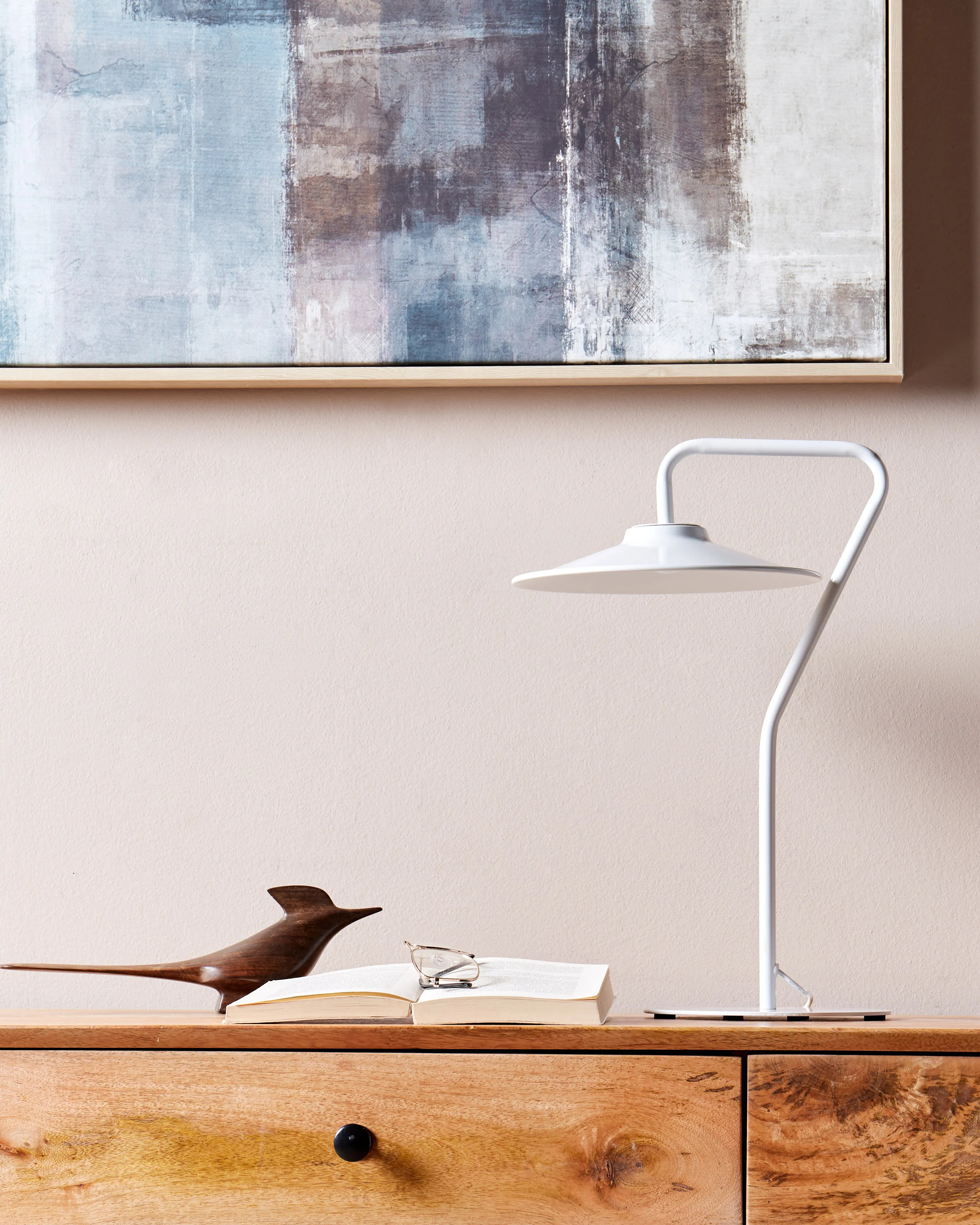 LED tafellamp GALETTI Metaal Wit