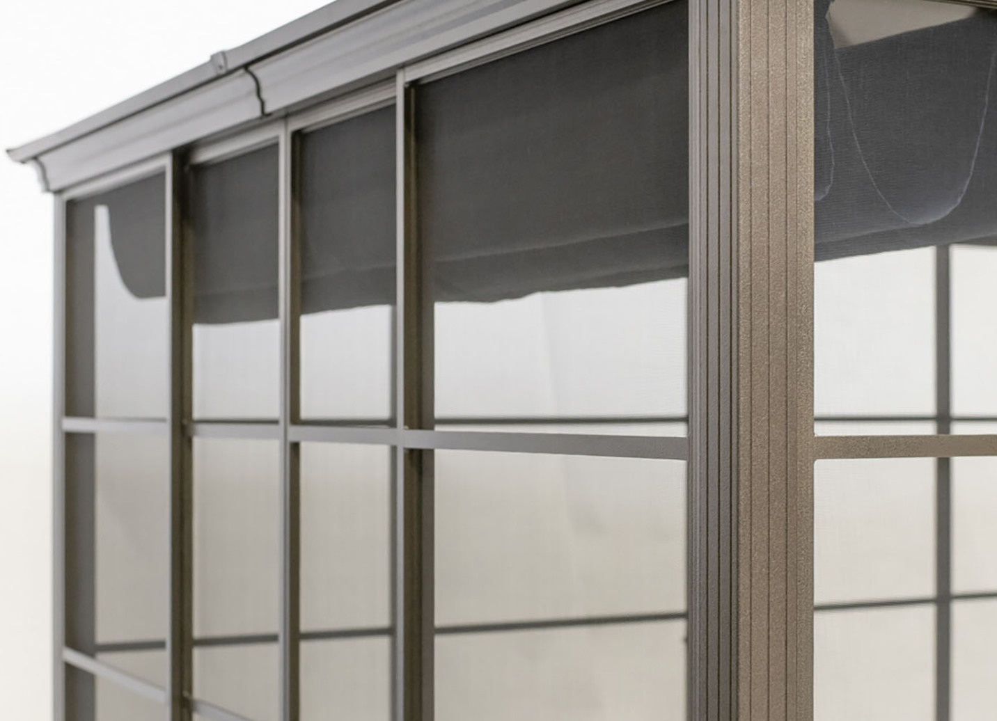 SOJAG Aluminium Pavillon Castel in edlem Bronzeton