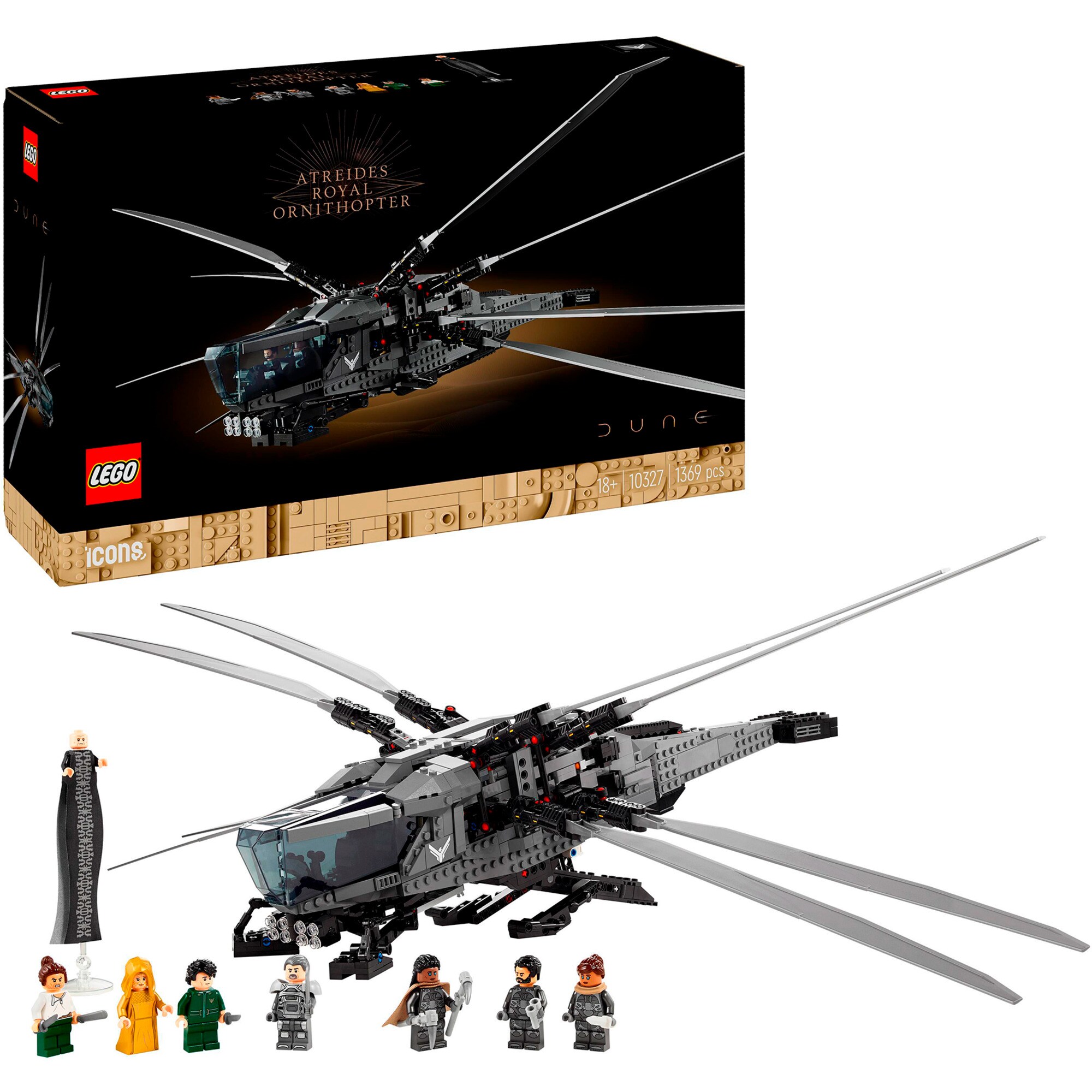 LEGO Konstruktionsspielzeug Icons Dune Atreides Royal Ornithopter