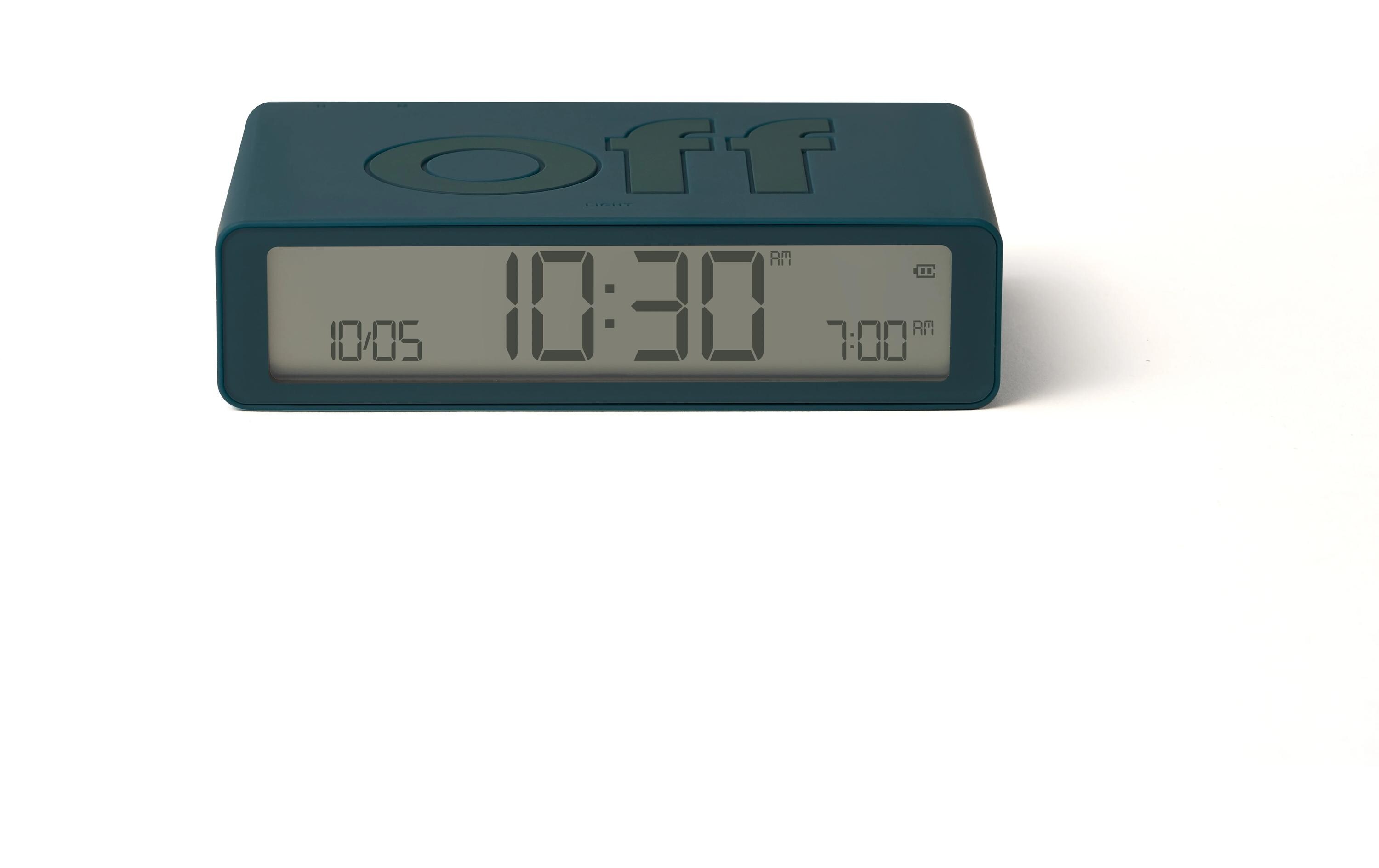 Digitalwecker Flip Classic BlauLCD-Wecker