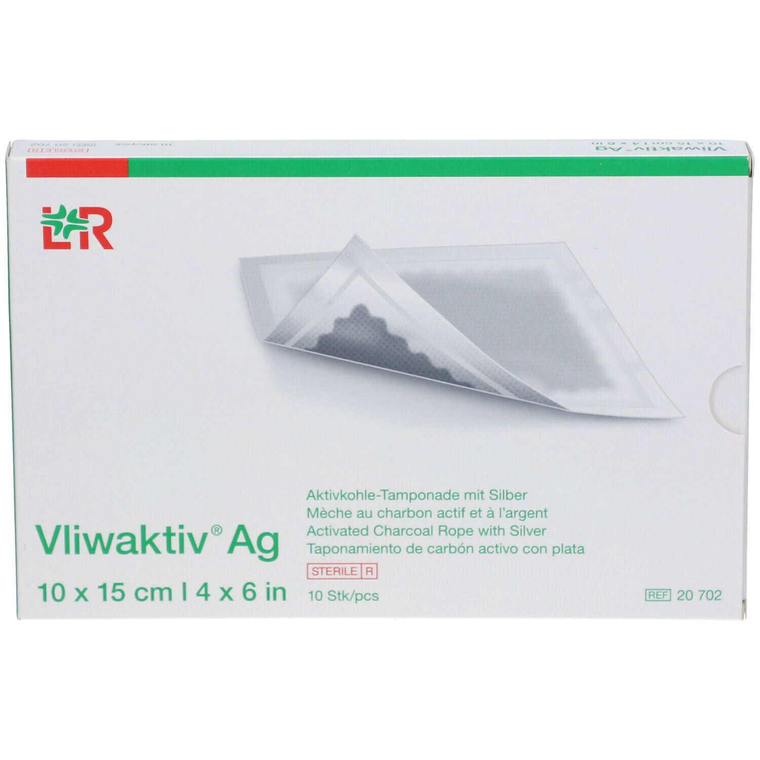 Vliwaktiv® AG Tamponade 10 cm x 15 cm