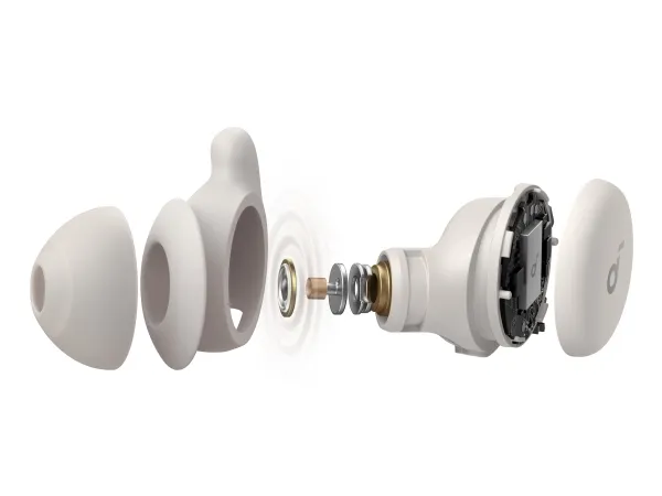 Soundcore Sleep A20, Trådløs, 20 - 20000 Hz, Opkald/Musik/Sport/Hverdag, 53 g, Headset, Hvid