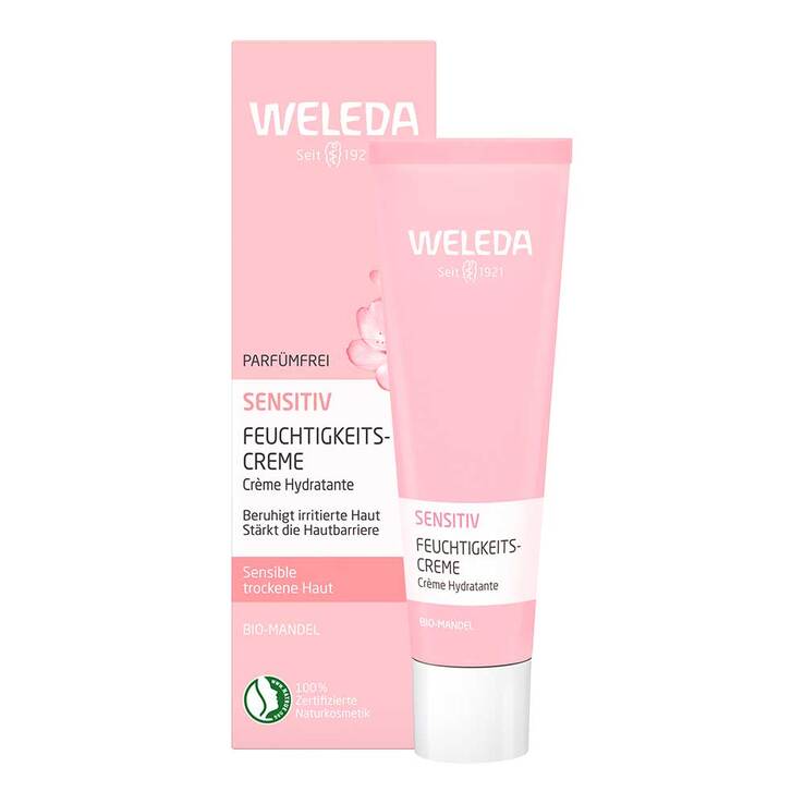 Weleda Sensitiv Feuchtigkeitscreme Mandel, 30 ml