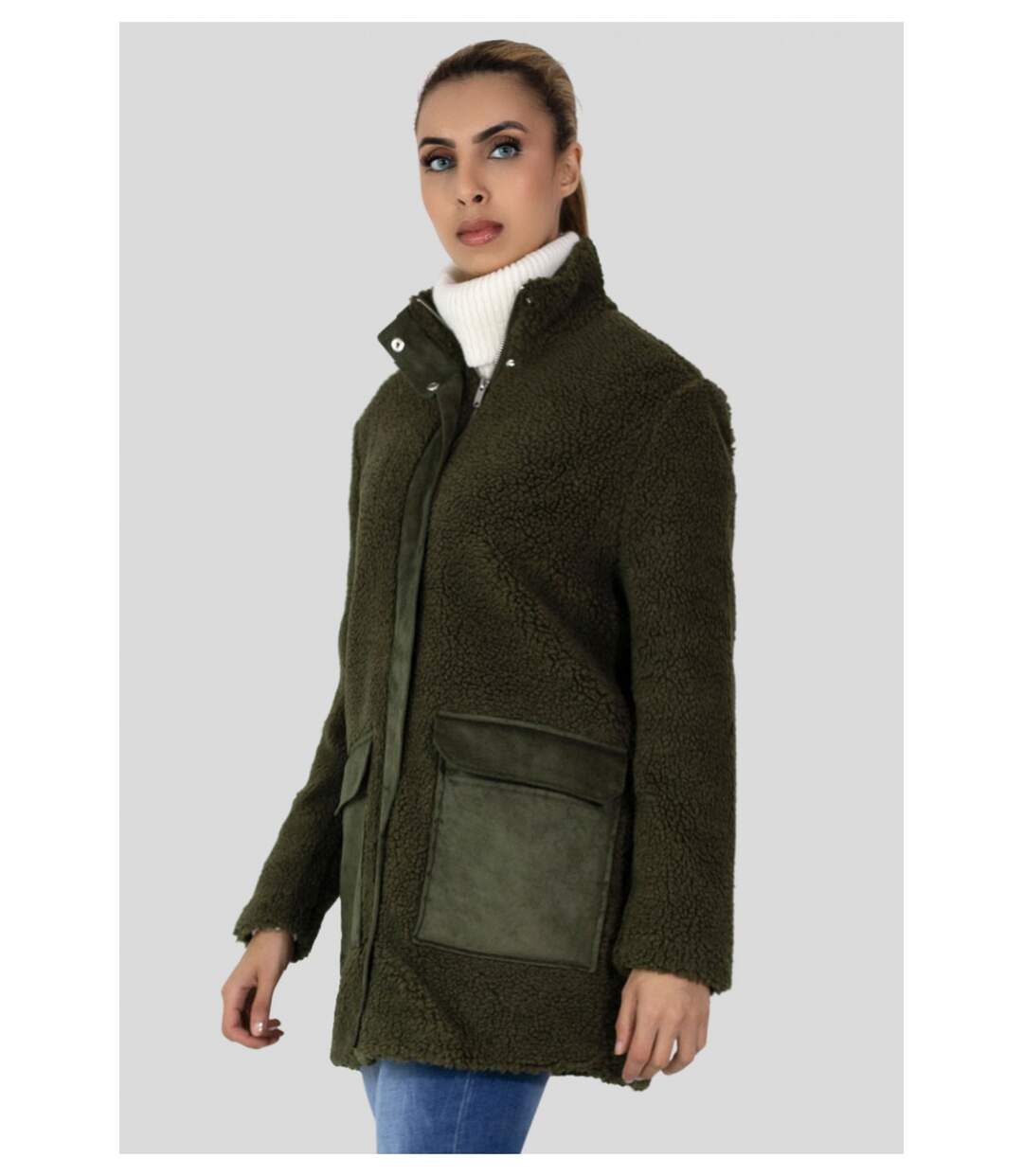 Manteau molletonné