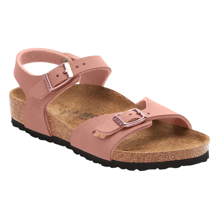 BIRKENSTOCK Sandales Rio Birkibuc | Rose