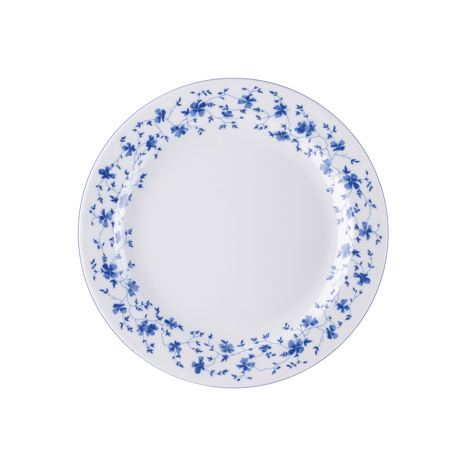 Form 1382 Blaublüten Speiseteller 25 cm Fahne