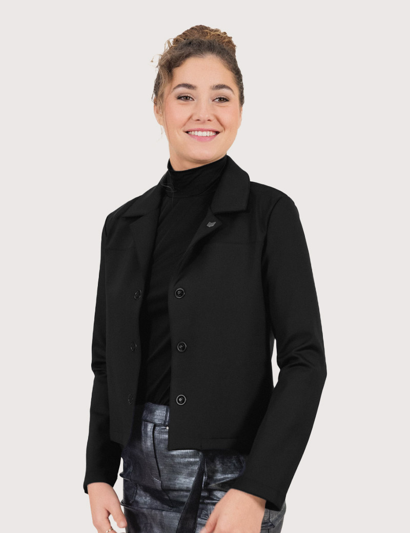 HBT TRANSVERSAL | ASTON BLOUSON NEOPRENE NOIR