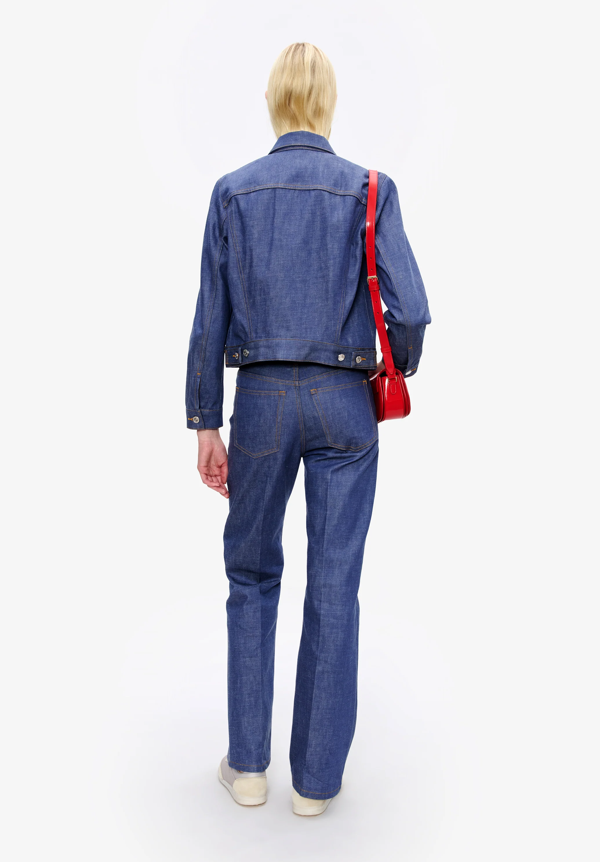 Veste bleue en denim japonais - Bleu