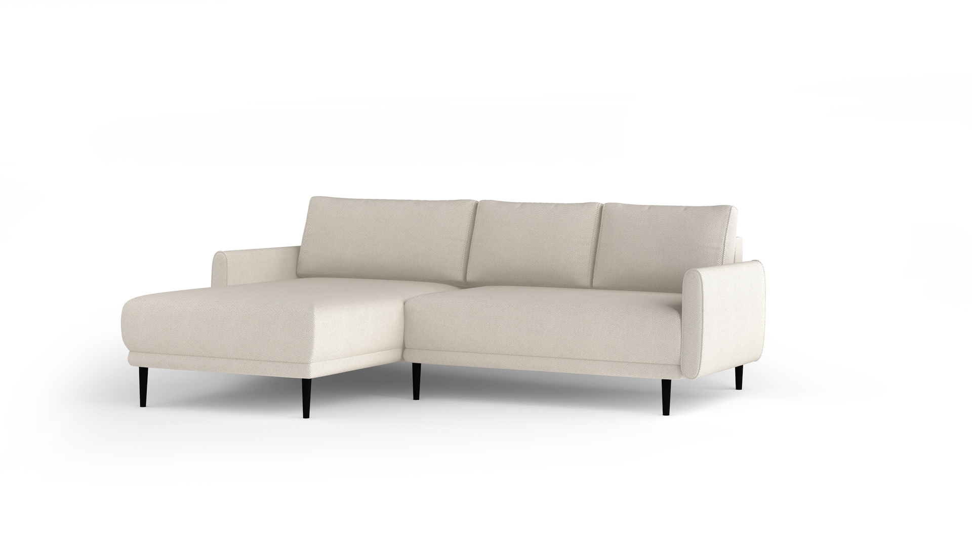Ecksofa SATTAR 163 x 223 cm beige