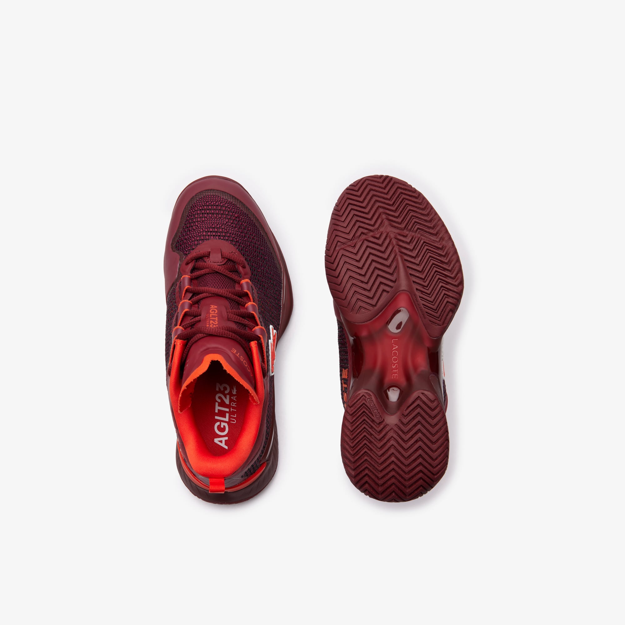 Chaussures de tennis AG-LT23 Ultra femme textile Performance - Rouge - Lacoste - Femme