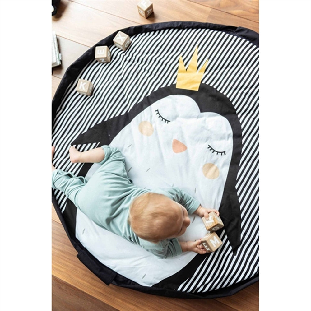3-i-1 Legetæppe Soft Pinguin - Play&Go