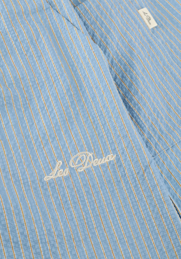 bruine les deux zwembroeken stan stripe seersucker swim shorts