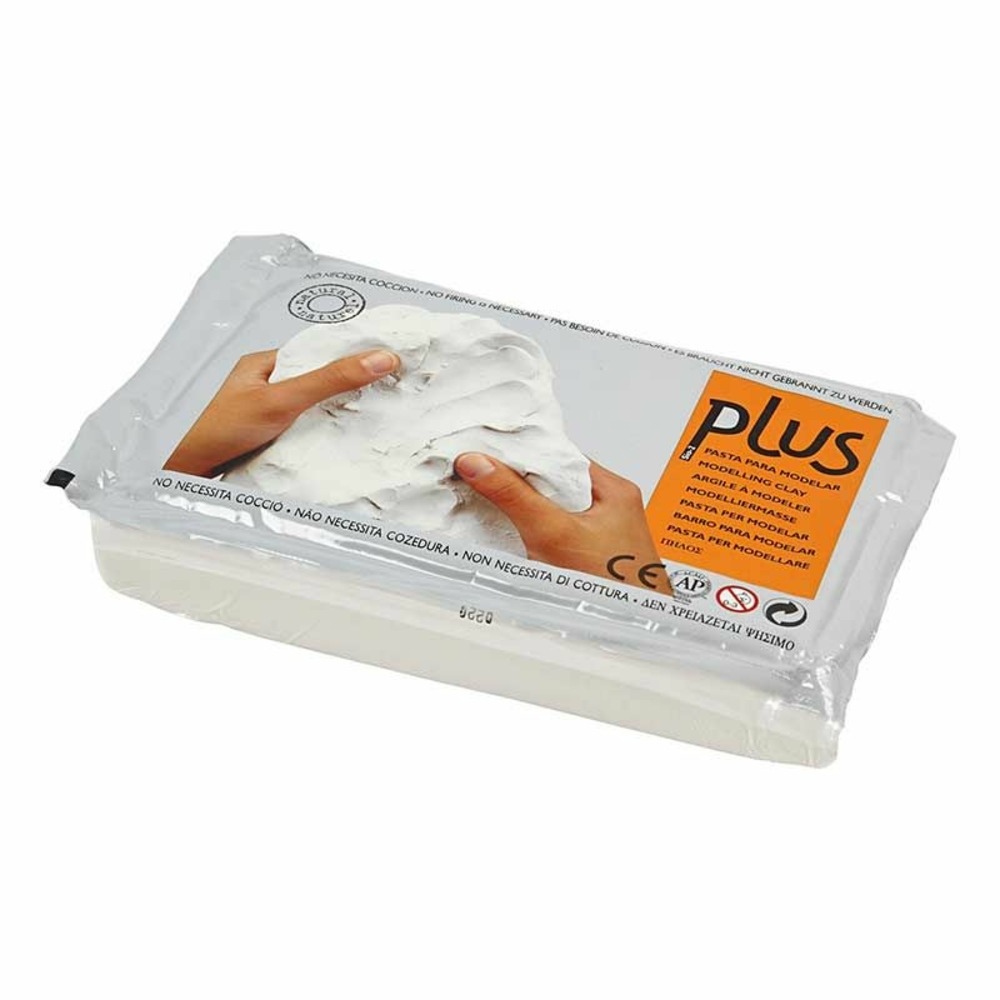 Argile à modeler - blanc - 1 kg