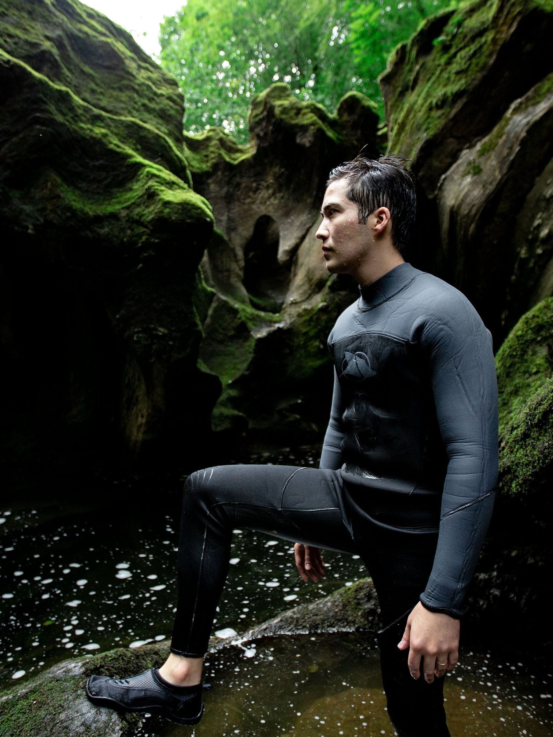 Trespass Male Lakee 5Mm Full Black Wetsuit