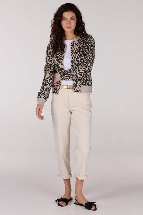 Juffrouw Jansen beige dames jas