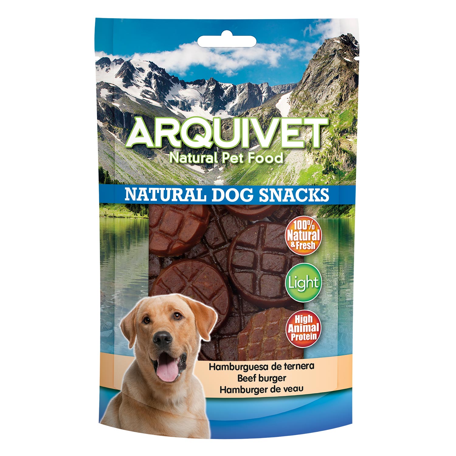Hambúrguer de carne bovina - Lanches naturais - 100g