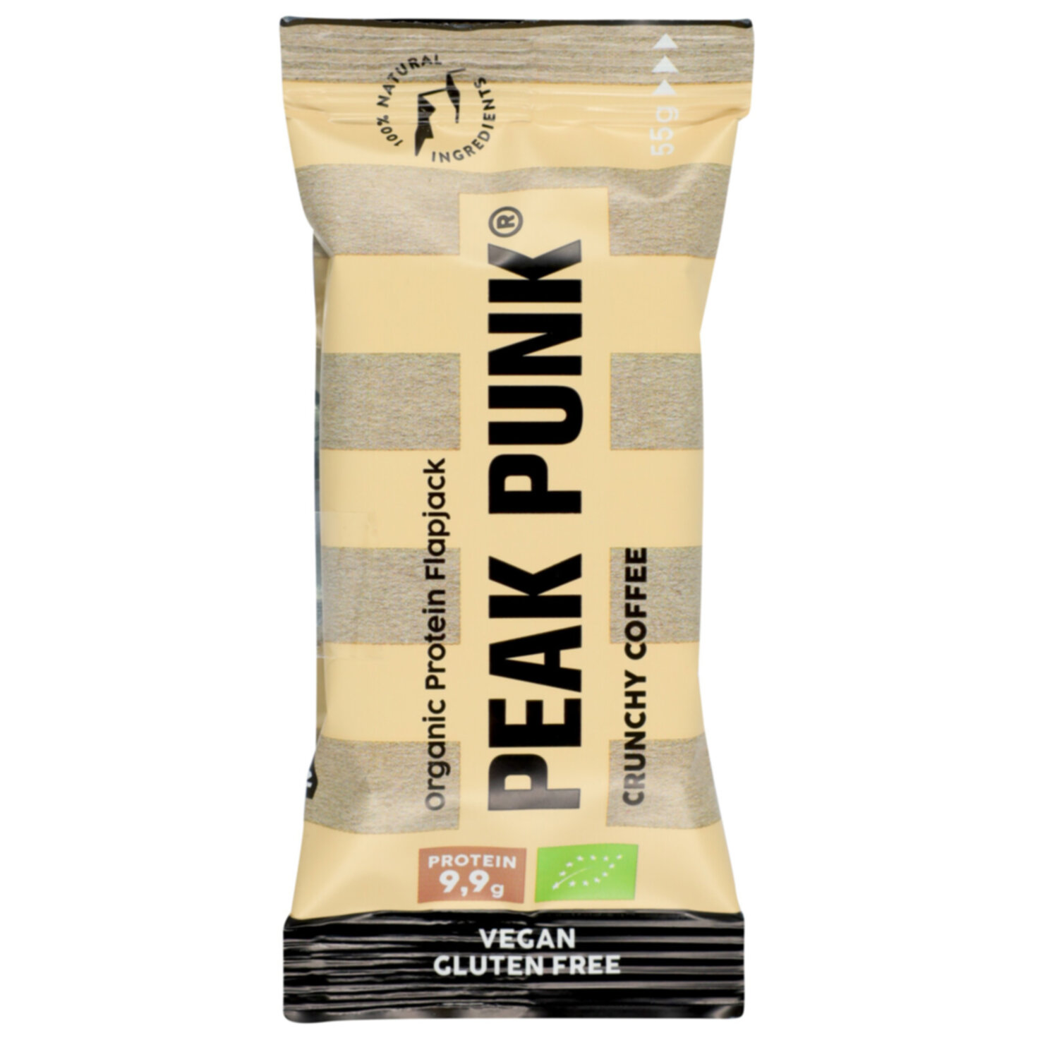 Peak Punk Bio Oat Protein Flapjack - Crunchy Coffee