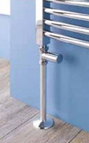 Eastbrook Pipes verdekking radiatorbuis 20cm met rozet chroom