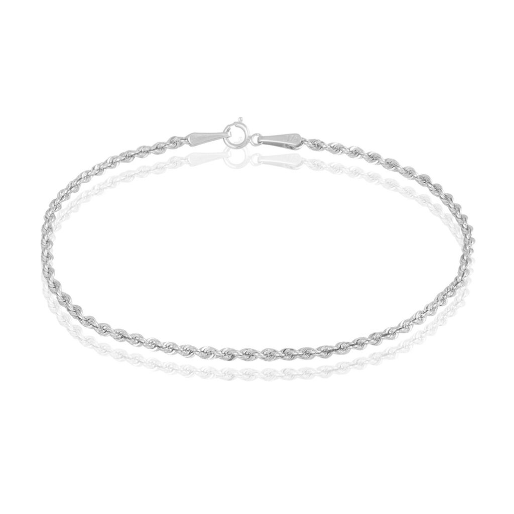 Bracelet Jerry Maille Corde Or Blanc