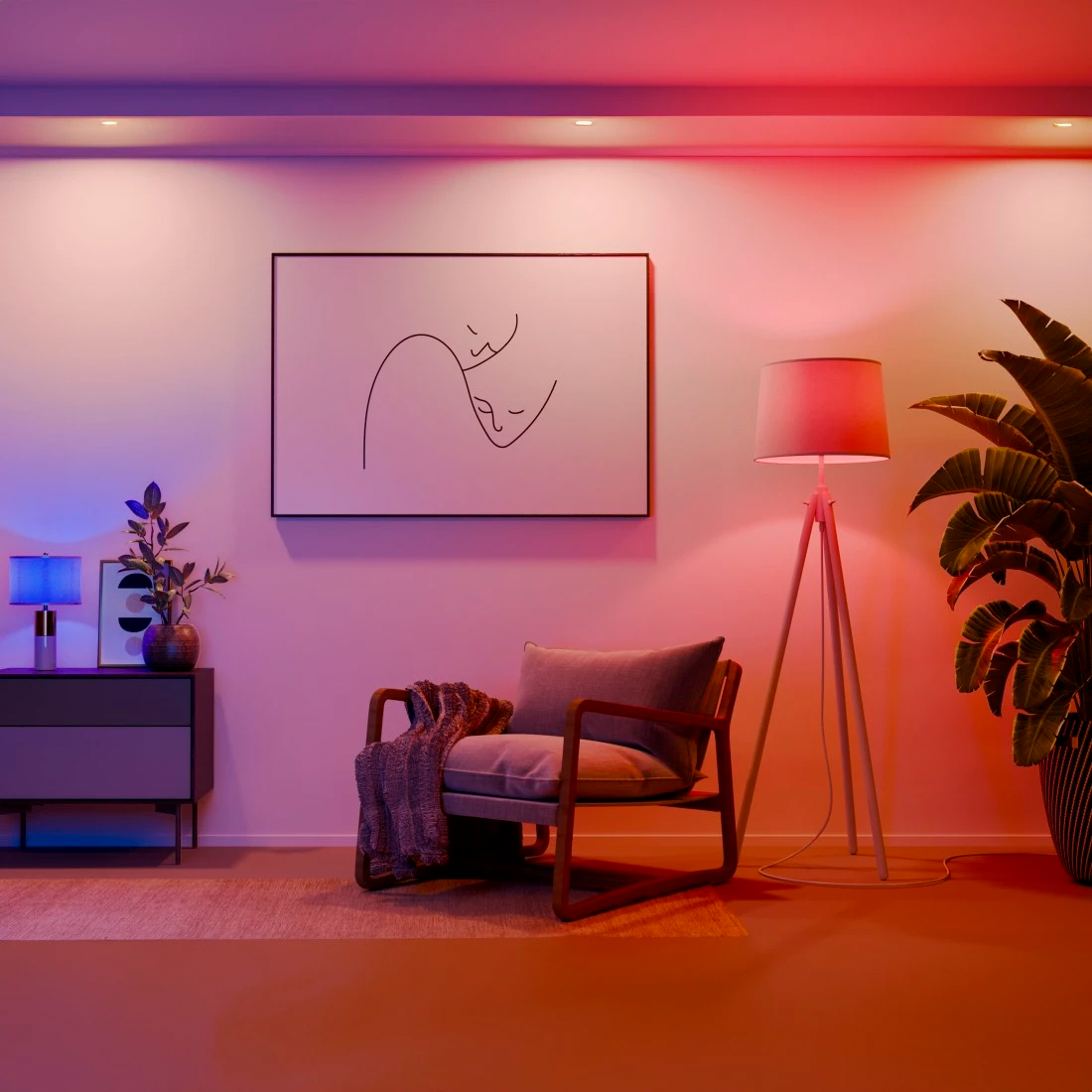 Birne Smarte LED Lampe Dimmbare WiFi Glühbirne mit Smart Home System für iOS/Android E27 / 0.1W (176640) - Multi-Colour